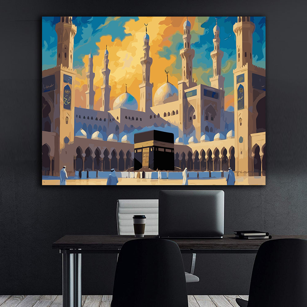 Set Pictură pe numere – Marea Moschee Din Mecca 6315