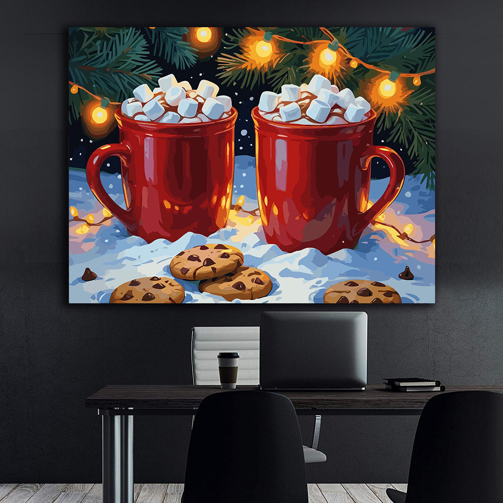 Set Pictură pe numere – Băuturi De Iarnă 6162