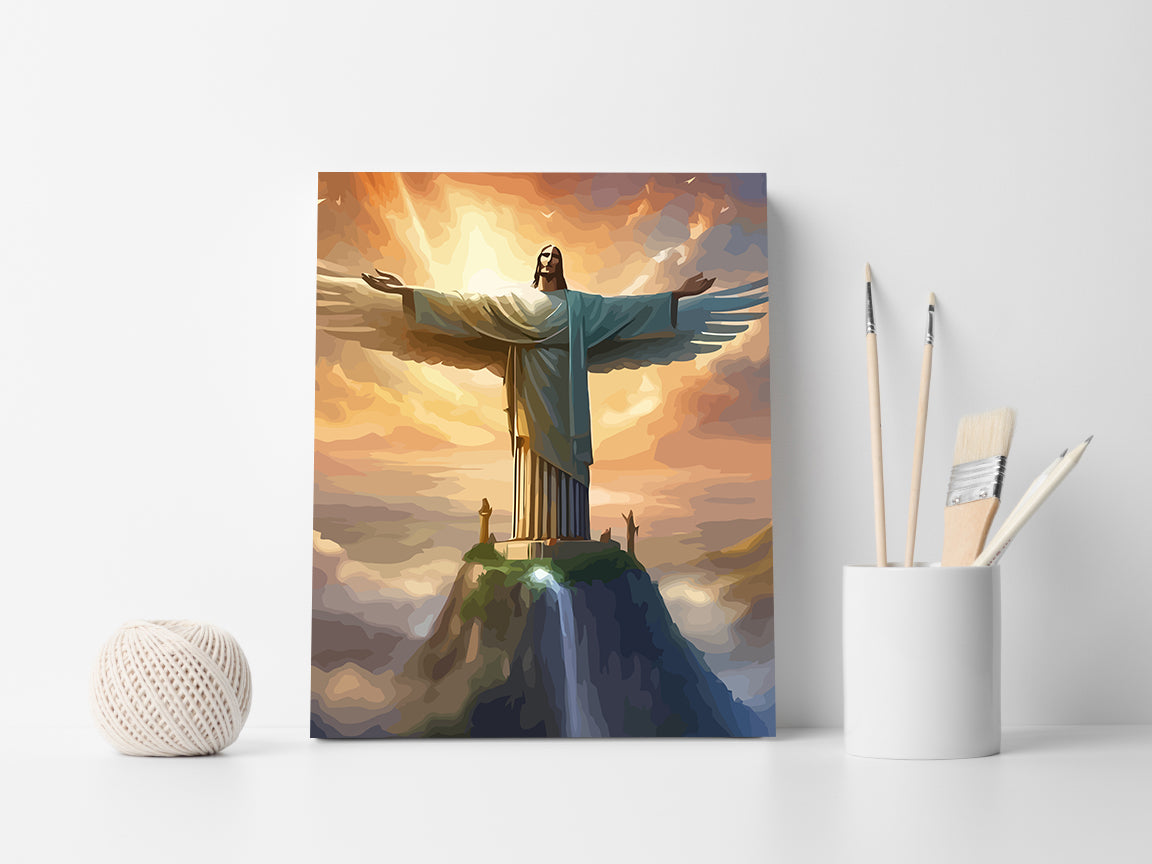Set Pictură pe numere – Cristo Redentor 6391