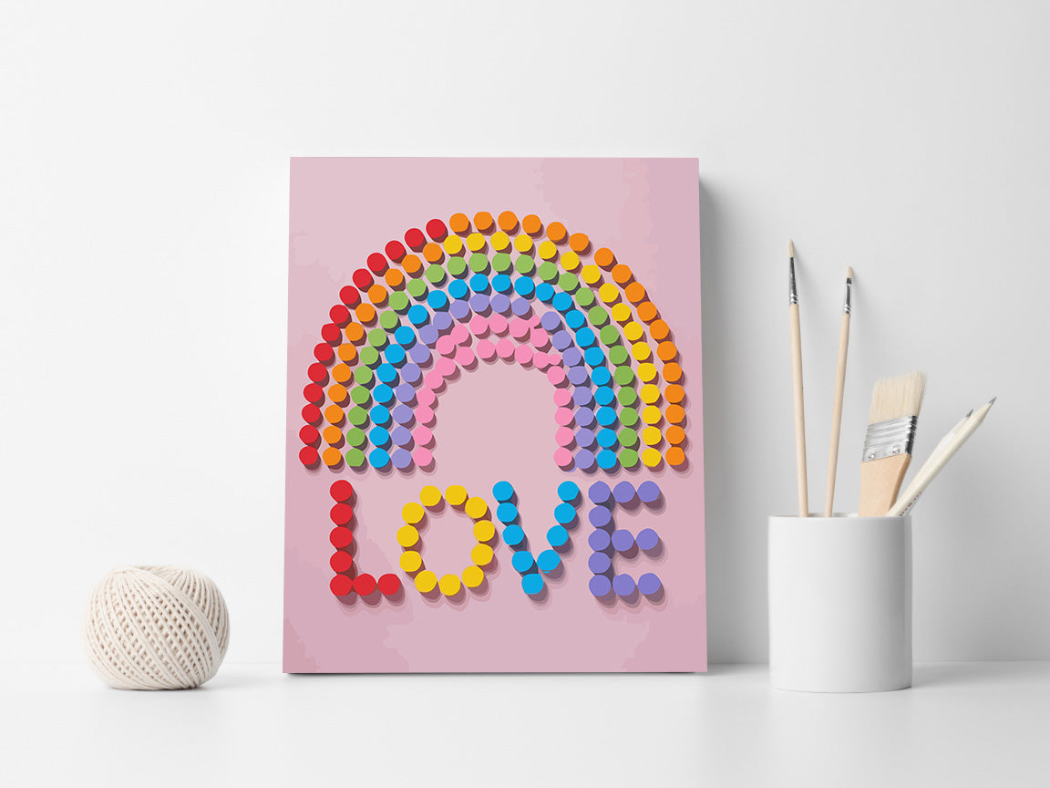 Set Pictură pe numere – Love 6446