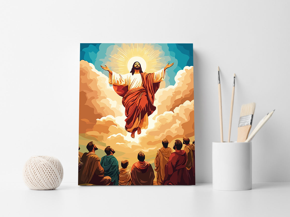 Set Pictură pe numere – Înălțarea Lui Isus Hristos 6269