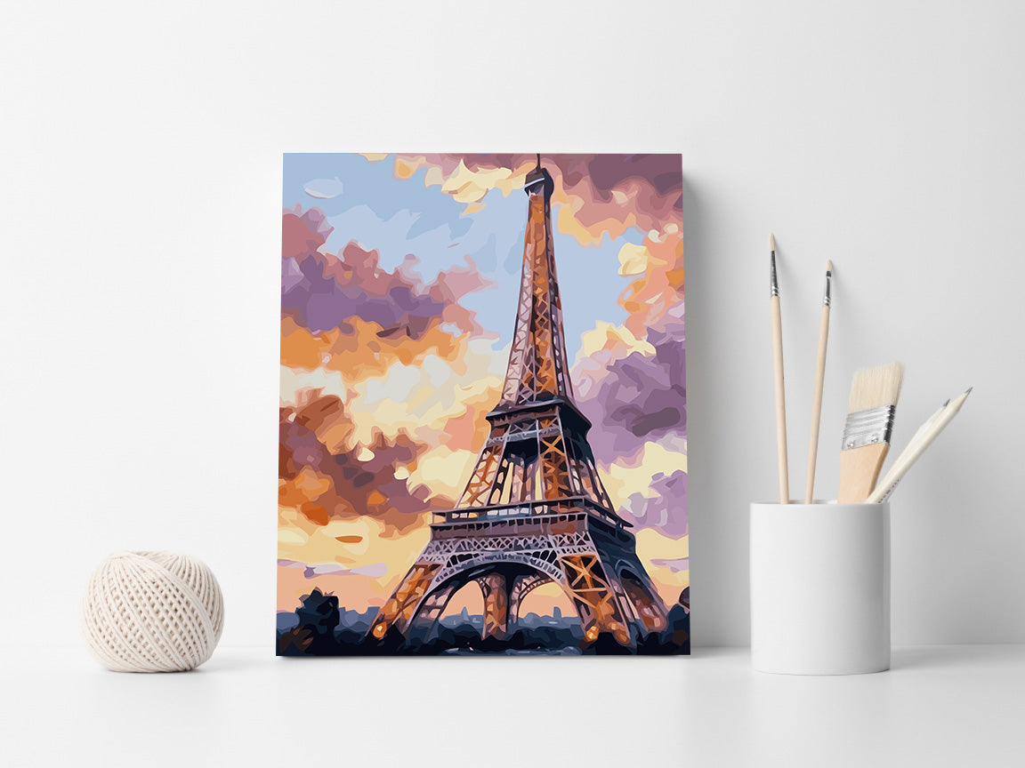 Set Pictură pe numere – Turnul Eiffel 6454