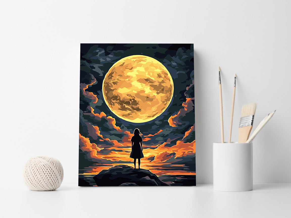 Set Pictură pe numere – De Vorbă Cu Lună 6424