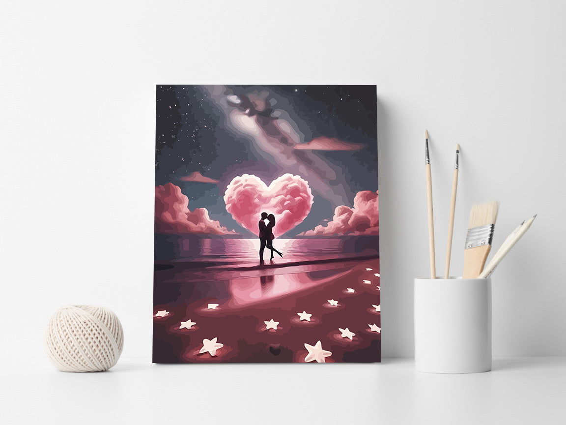 Set Pictură pe numere – Îndrăgostiți 6426