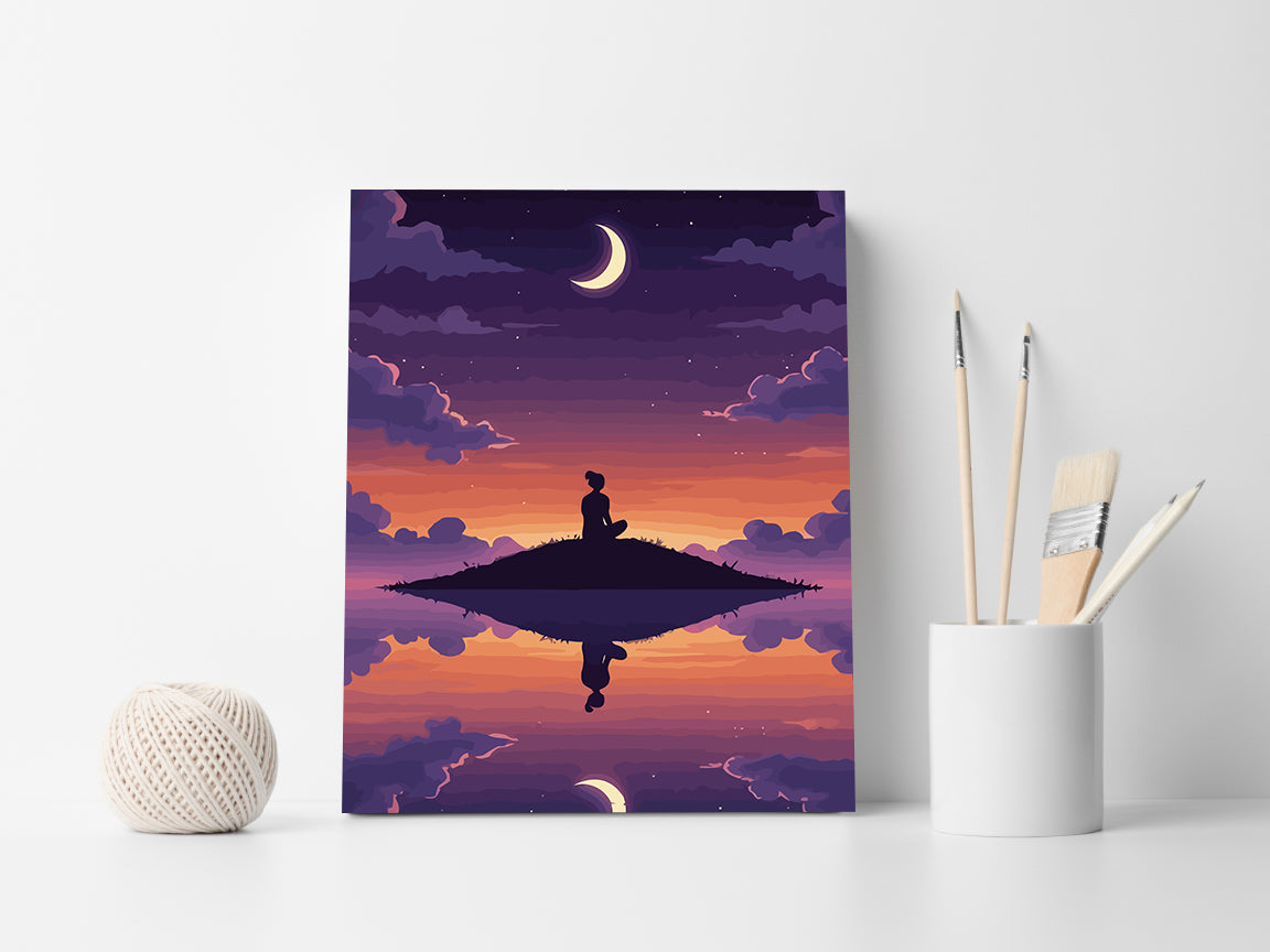 Set Pictură pe numere – Meditație Și Reflexie 6309