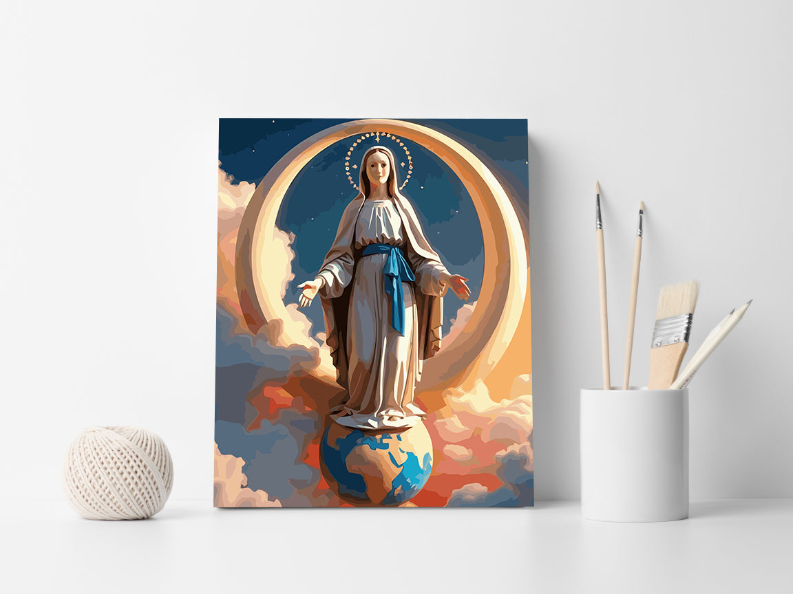 Set Pictură pe numere – Fecioara Maria 6343