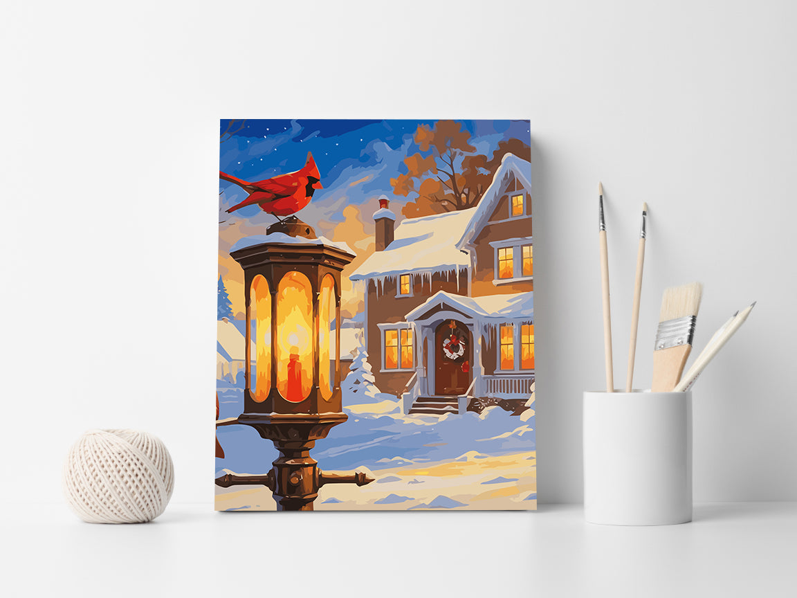 Set Pictură pe numere – Iarna În Oraș 6189