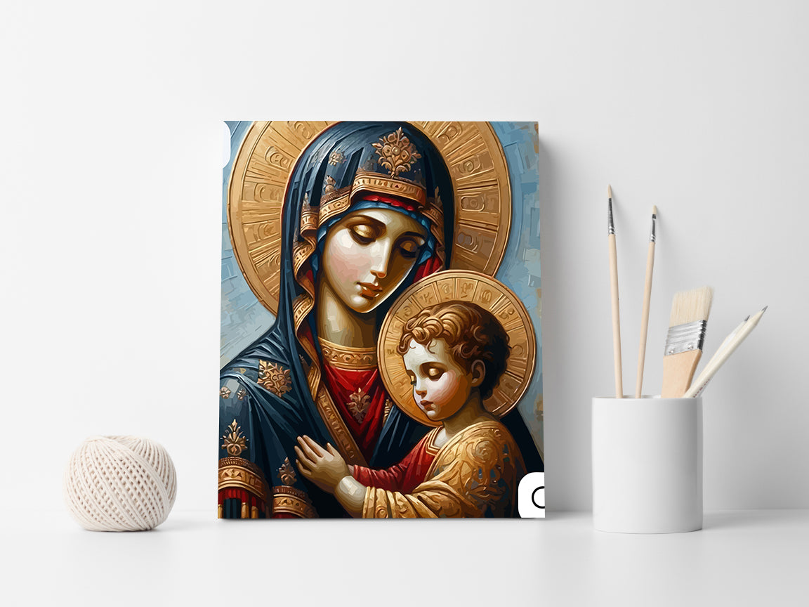 Set Pictură pe numere – Maica Domnului 6049