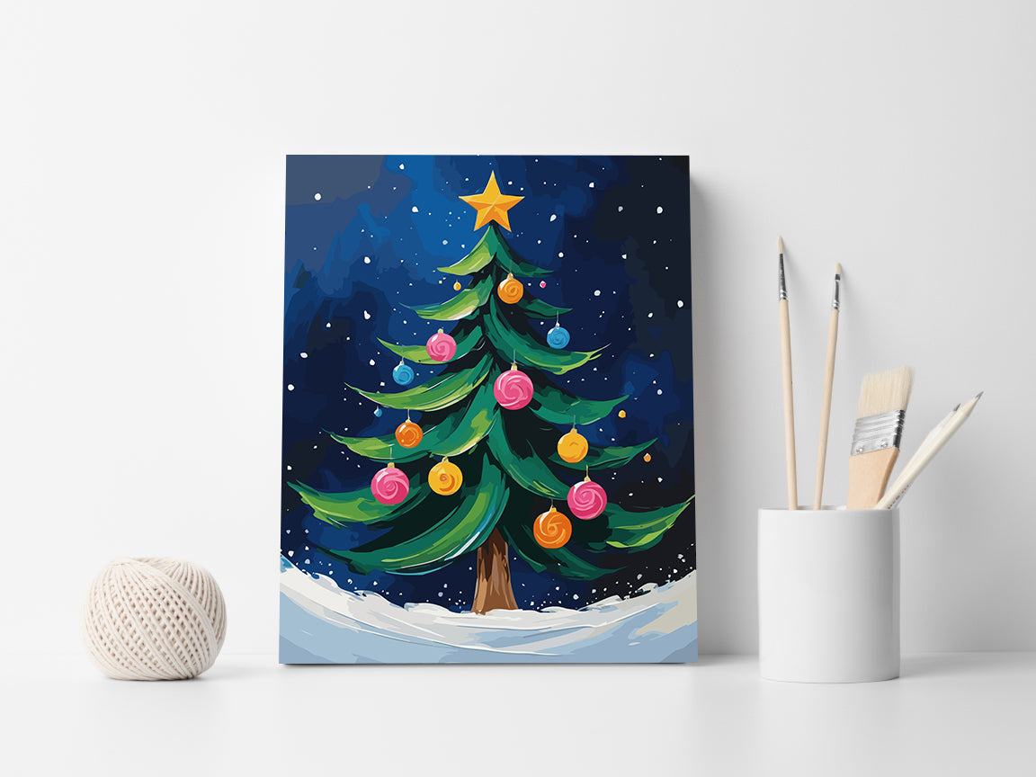 Set Pictură pe numere – Brad De Crăciun 6194