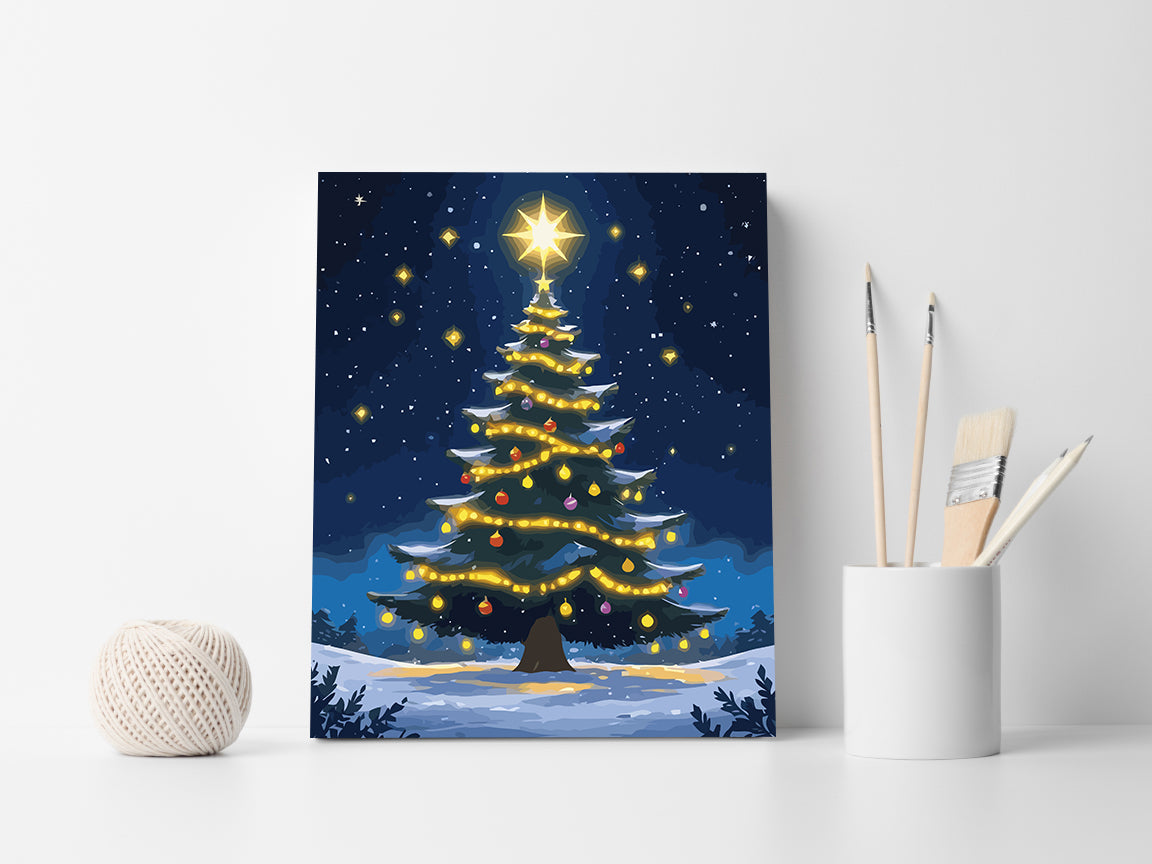 Set Pictură pe numere – Brad De Crăciun 6211