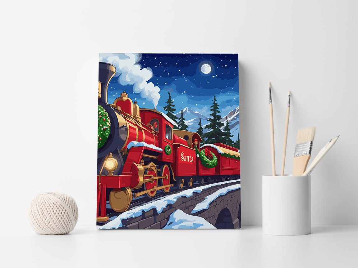 Set Pictură pe numere – Santa Express 6215