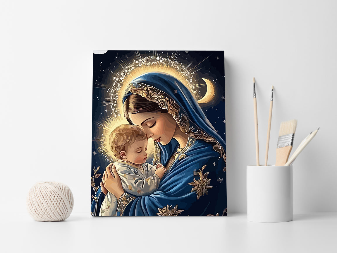Set Pictură pe numere – Maica Domnului 6050