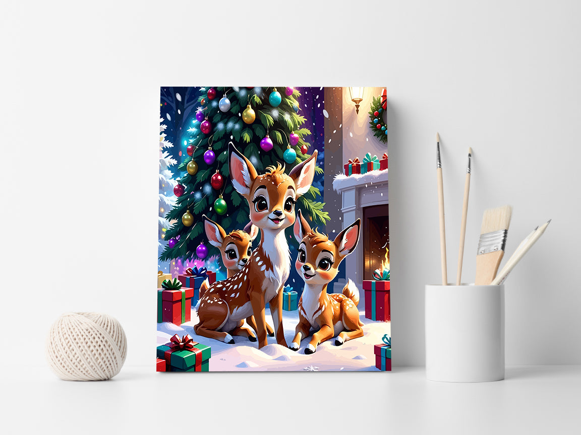 Set Pictură pe numere – Atmosferă De Crăciun 6129