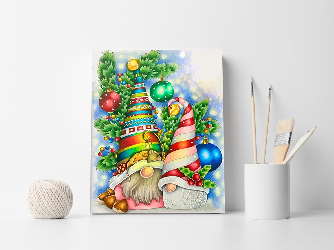 Set Pictură pe numere – Decorațiuni De Crăciun 6132