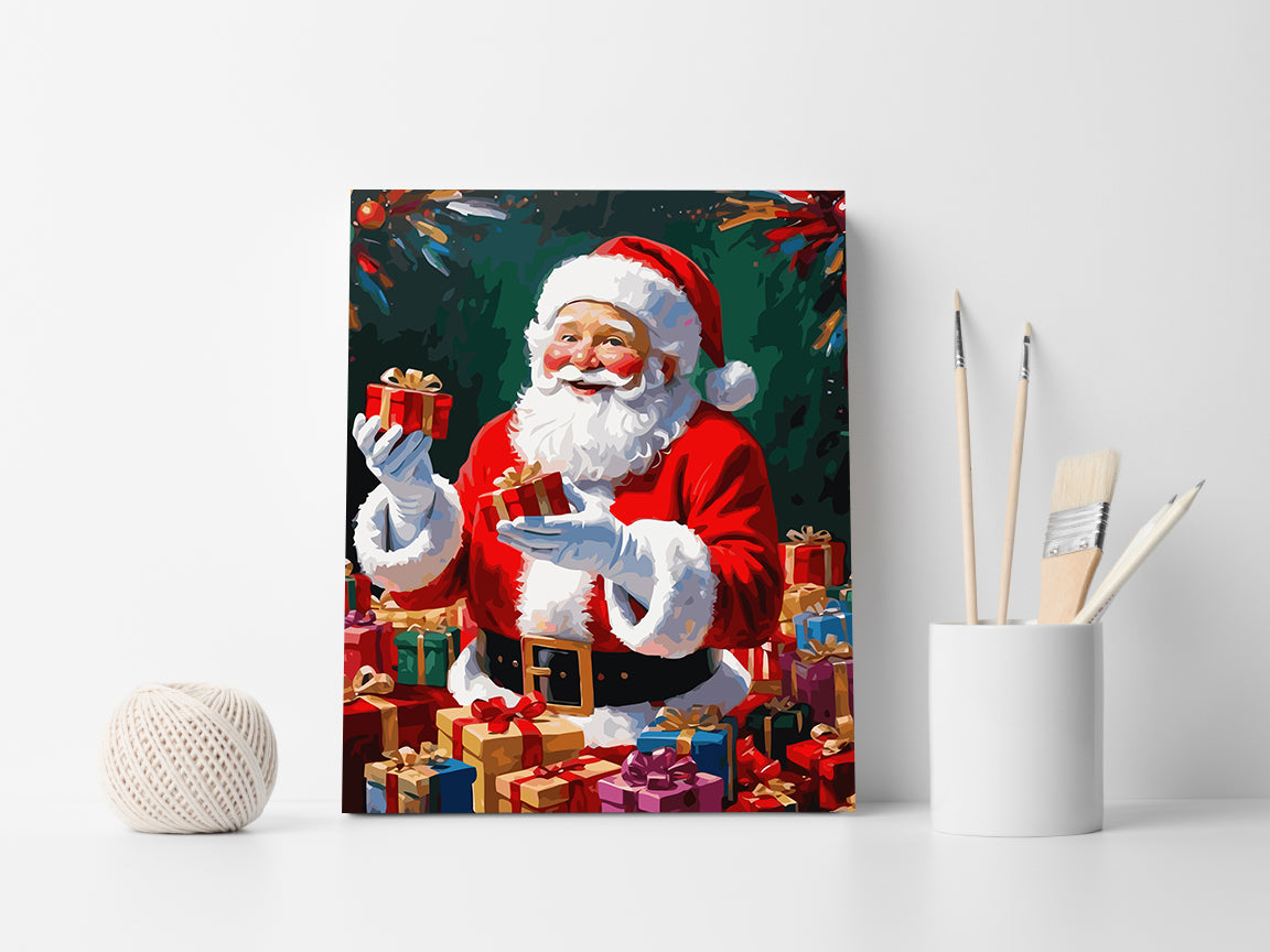 Set Pictură pe numere – Moș Crăciun 6174