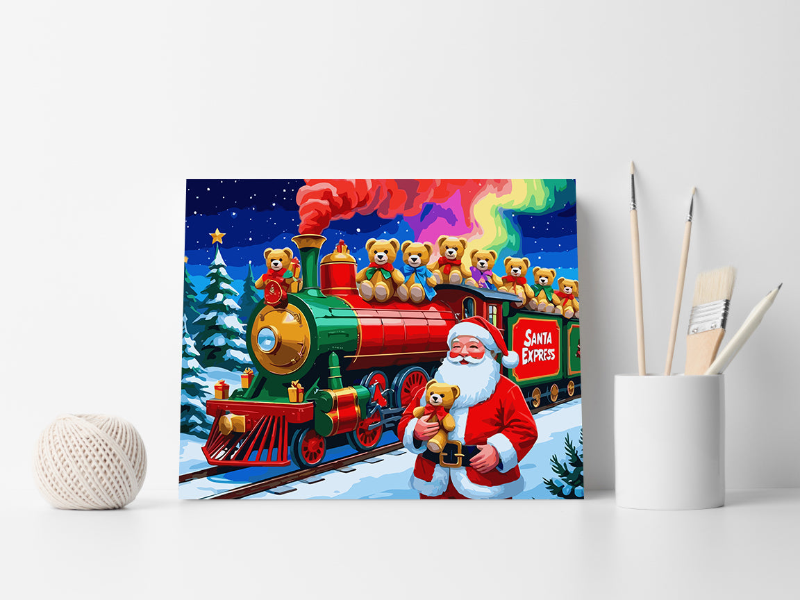 Set Pictură pe numere – Santa Express 6150