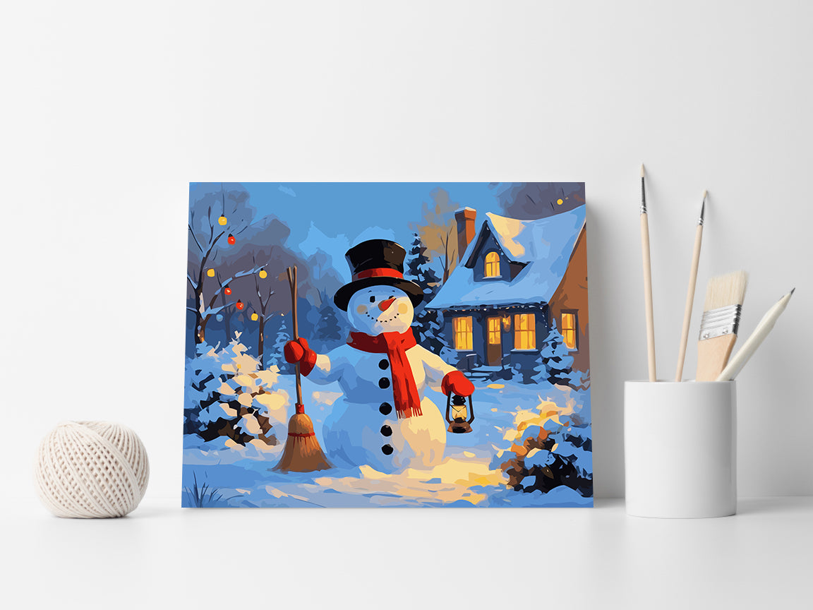 Set Pictură pe numere – Om De Zăpadă 6221