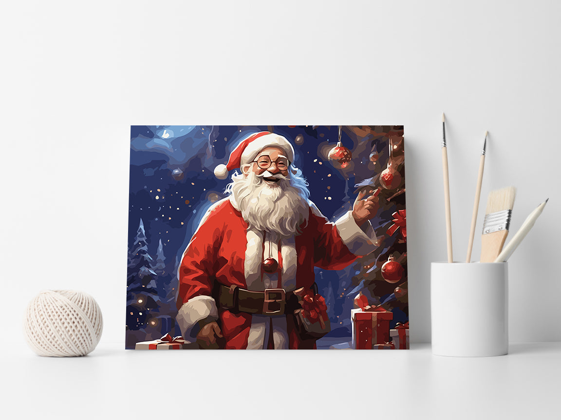 Set Pictură pe numere – Moș Crăciun 6225